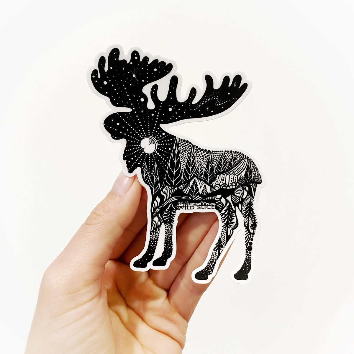 Moose Sticker 4" sticker