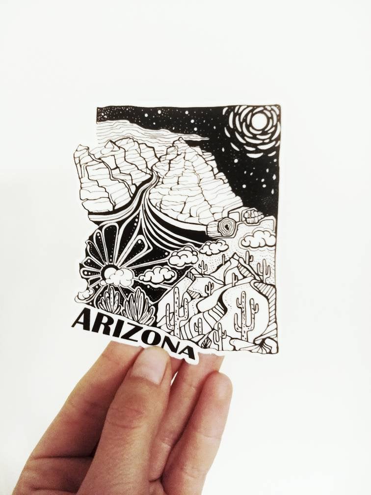 Arizona State 4"sticker