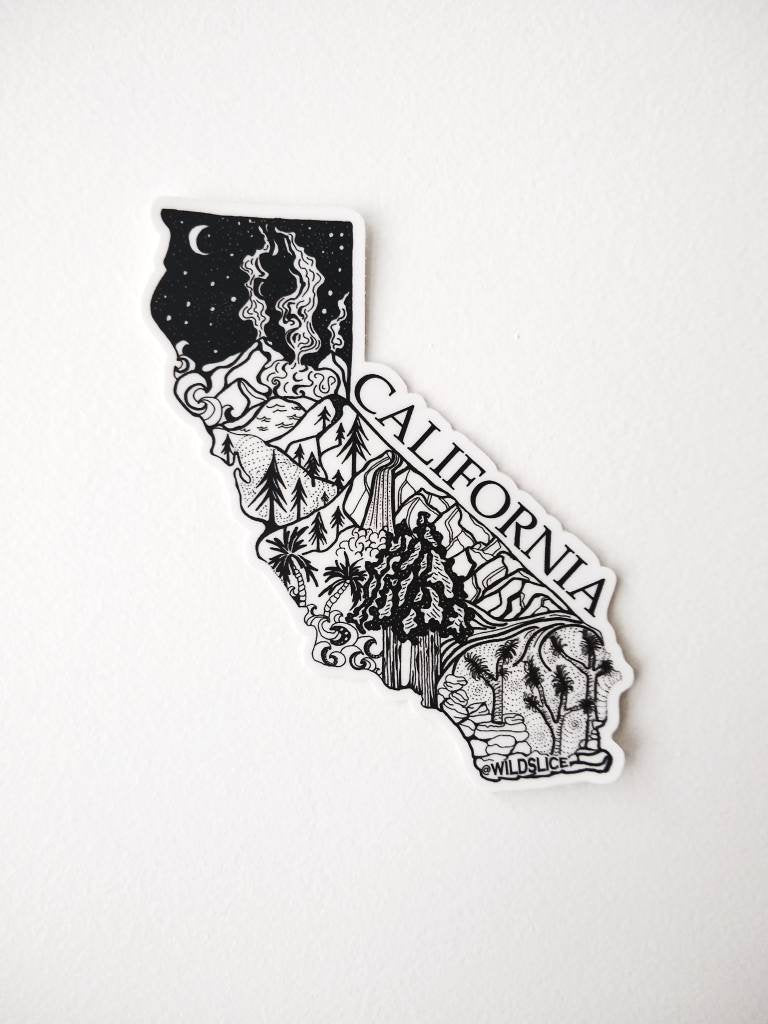 California State 4" sticker