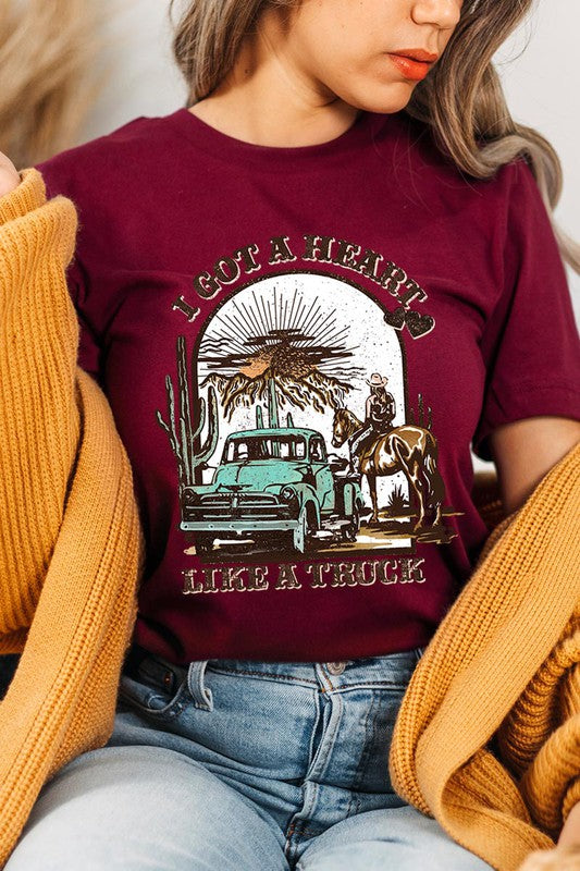 Heart Like a Truck Tee