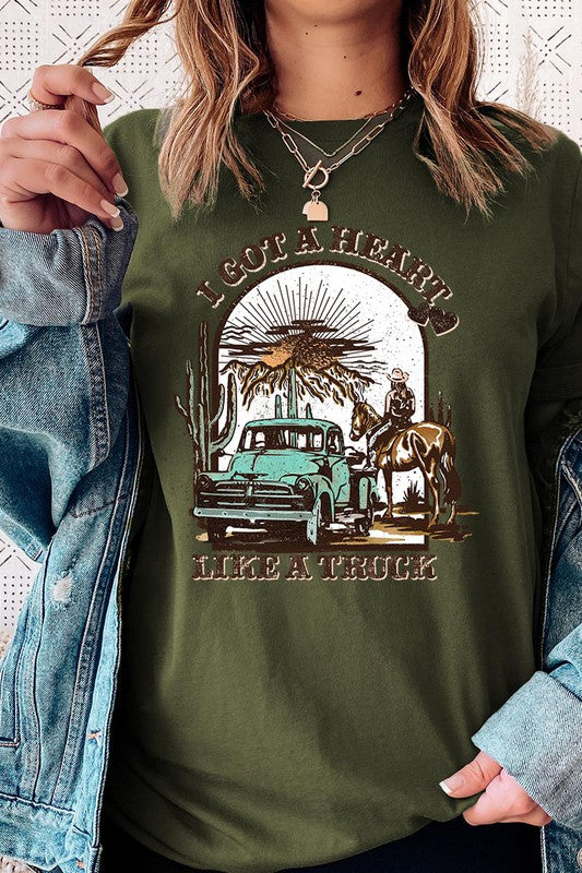 Heart Like a Truck Tee