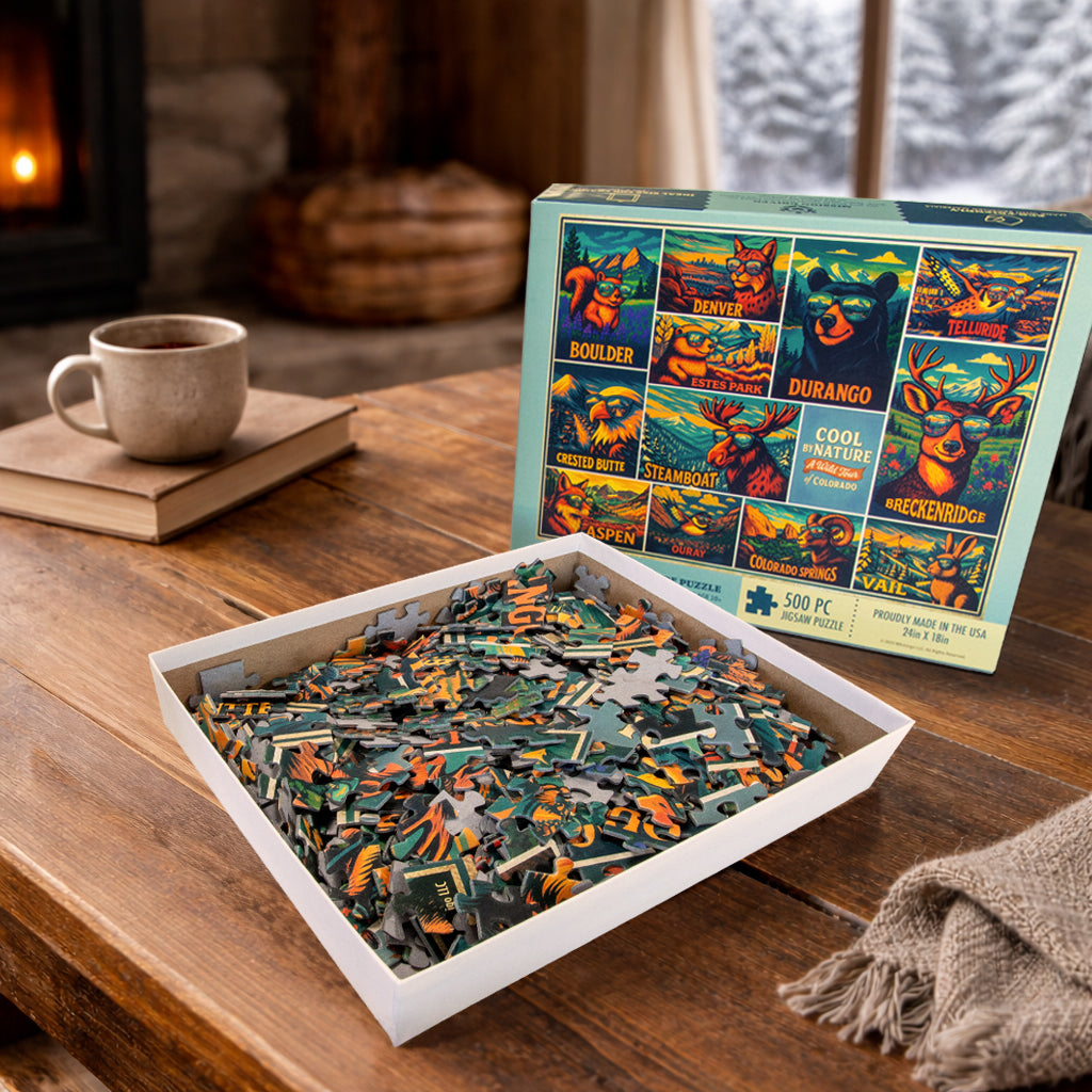 Cool By Nature: A Wild Tour of Colorado (500 Piece) Jigsaw Puzzle