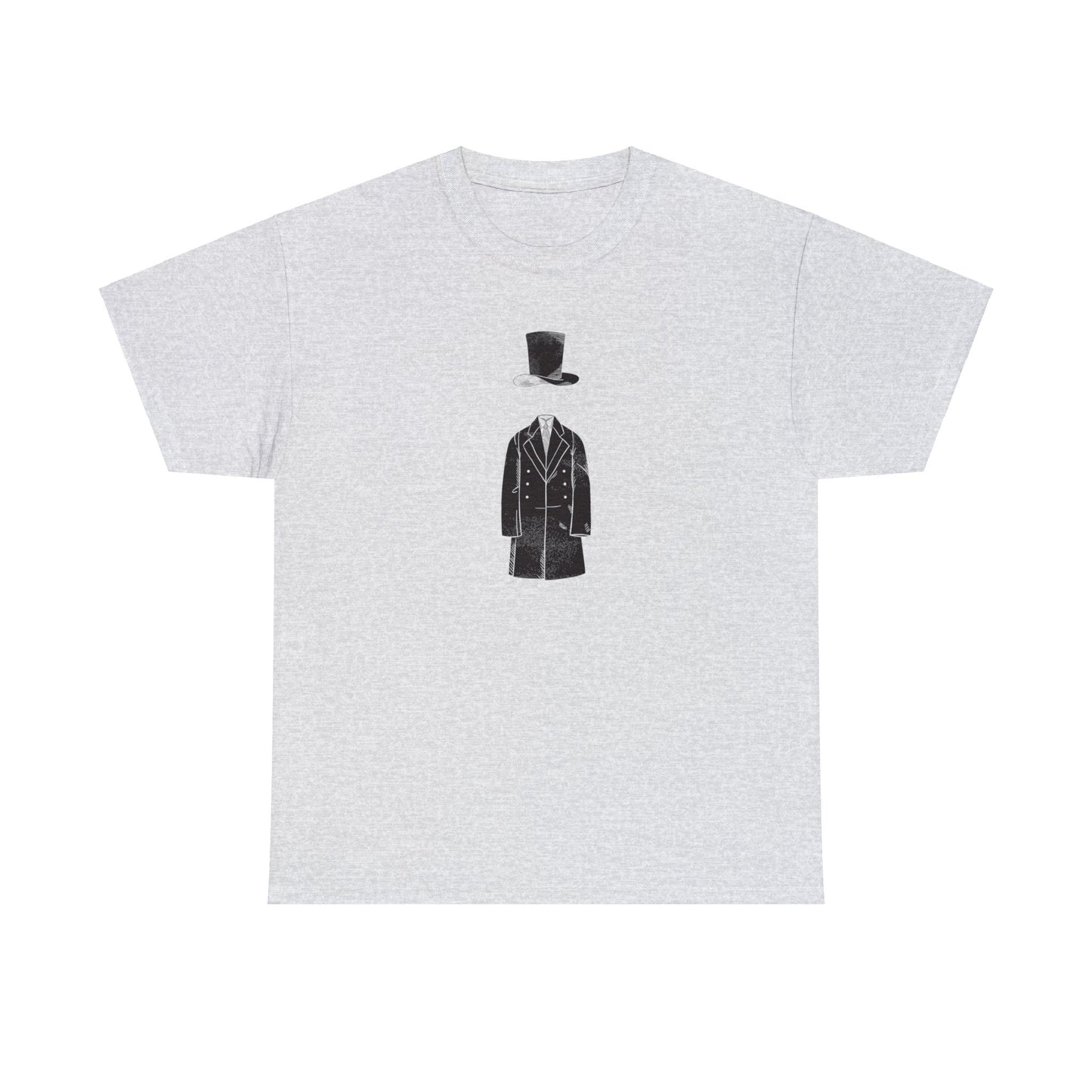 Black Detective Suit Men's Heavy Cotton Tee