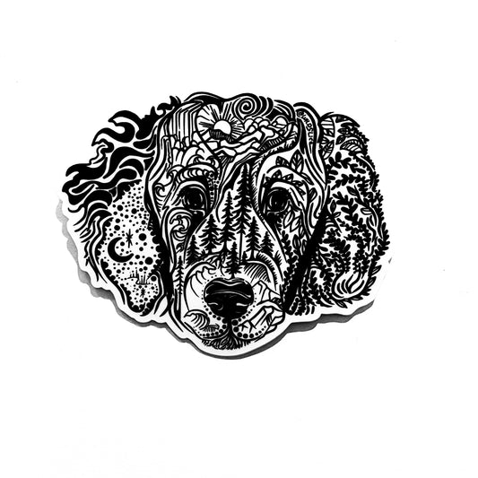 Poodle Goldendoodle Labradoodle Dog Sticker