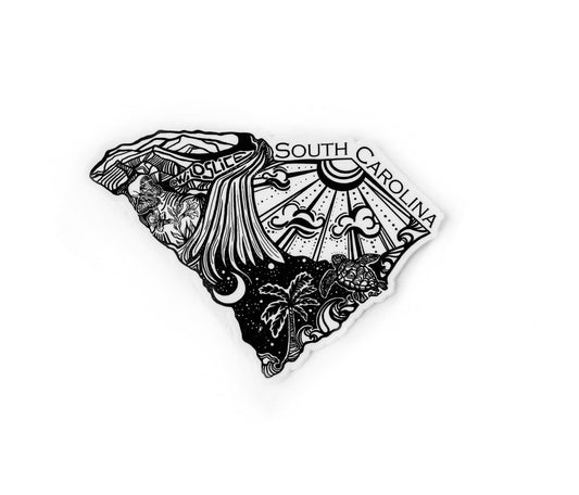 South Carolina State  4" sticker