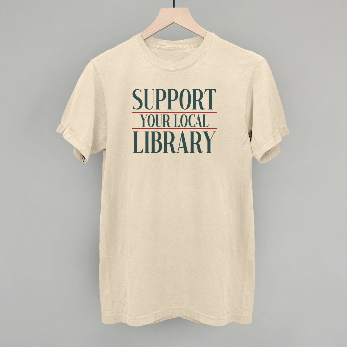 Support Your Local Library Serif