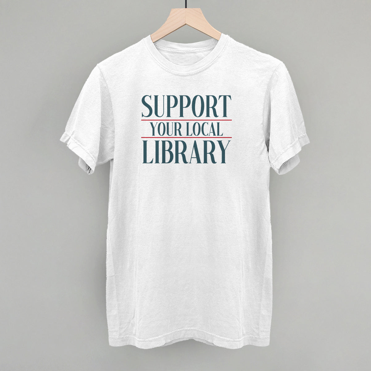 Support Your Local Library Serif