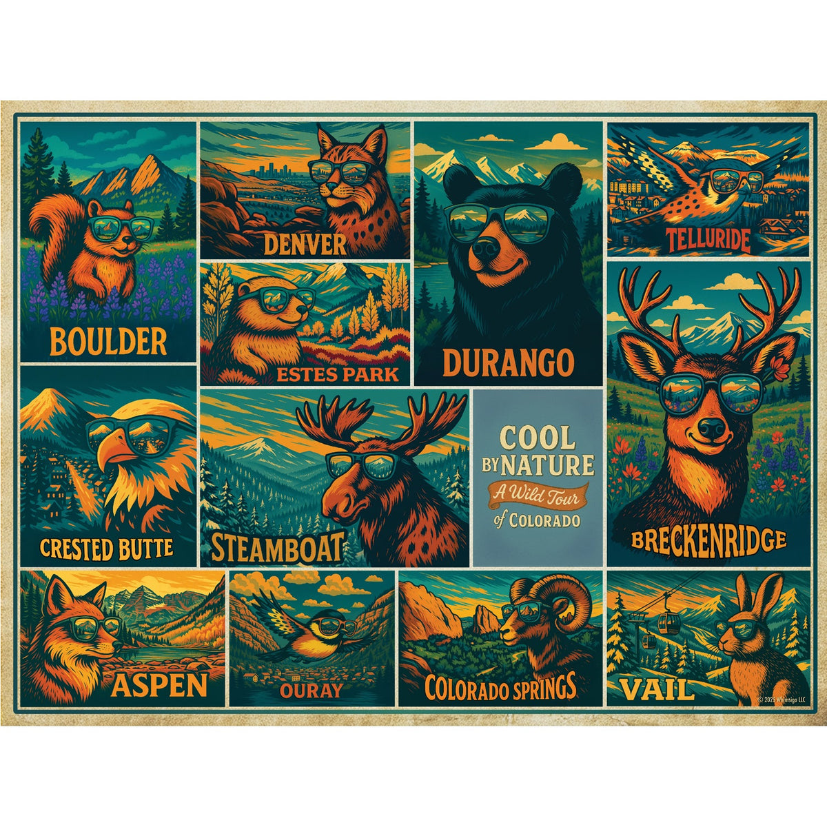Cool By Nature: A Wild Tour of Colorado (500 Piece) Jigsaw Puzzle