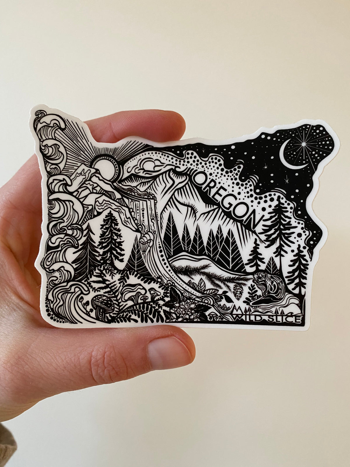 Oregon State  4" Sticker