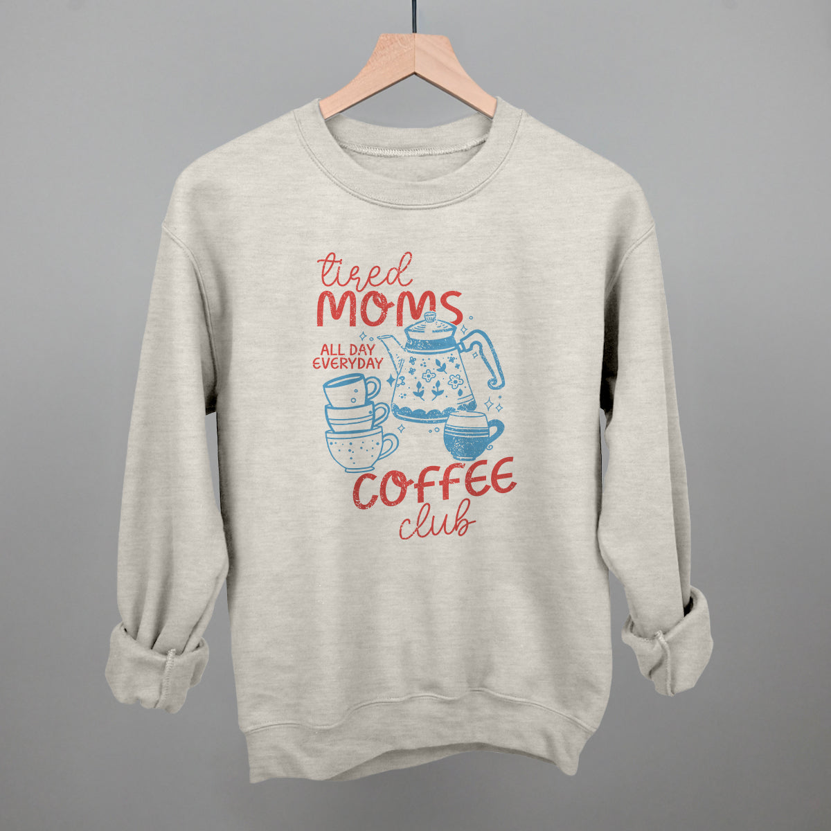 Tired Moms Coffee Club Doodle