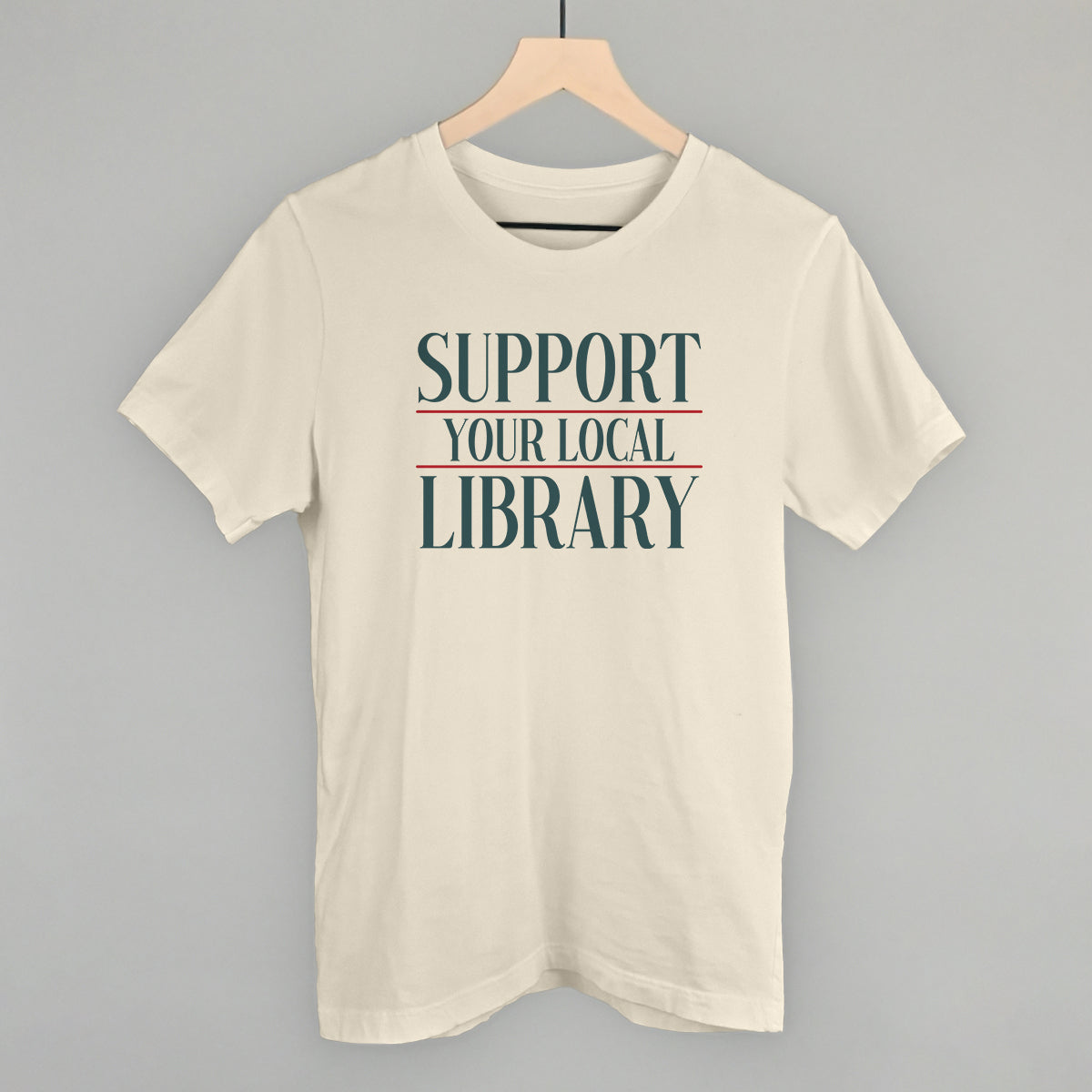 Support Your Local Library Serif