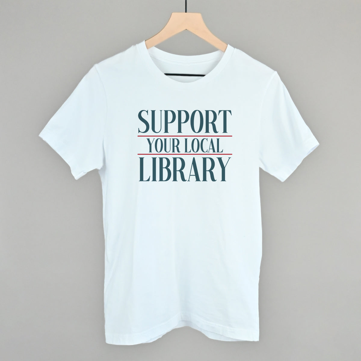 Support Your Local Library Serif