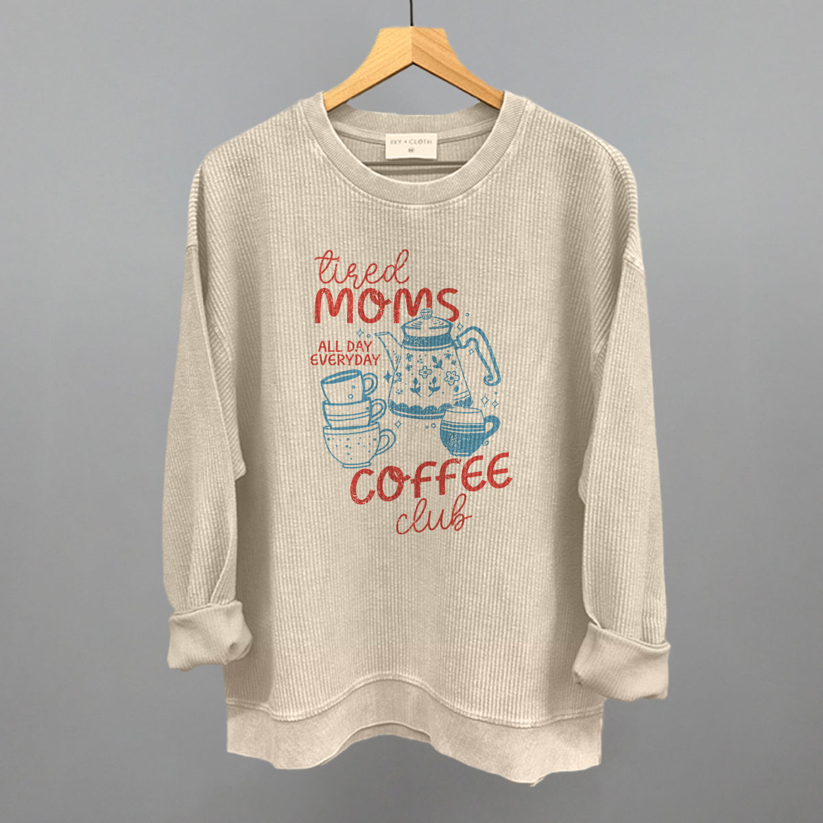 Tired Moms Coffee Club Doodle