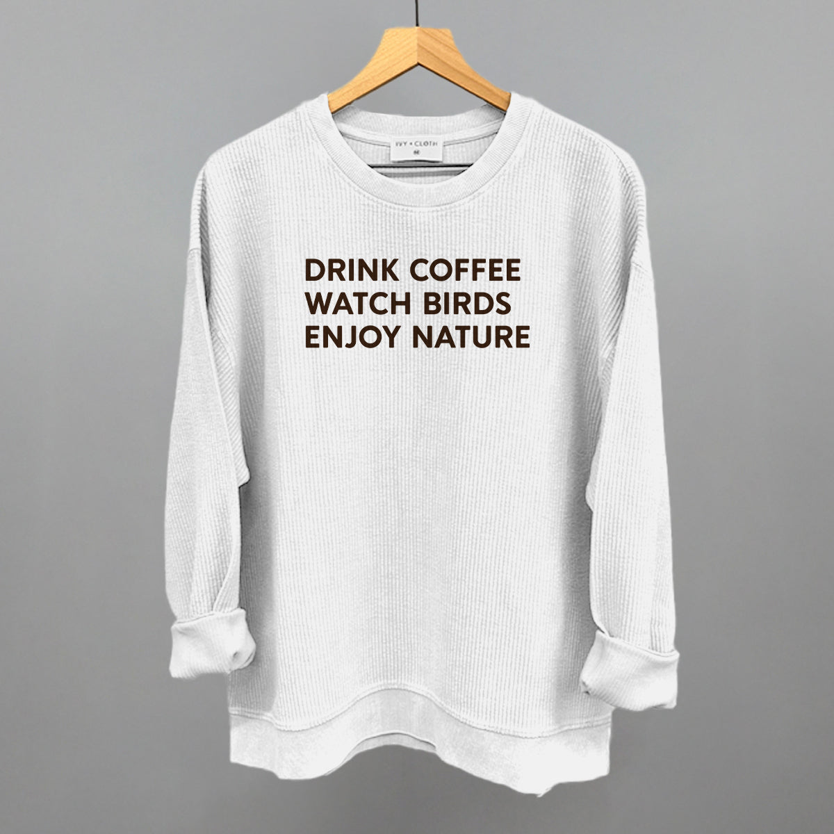 Drink Coffee Watch Birds Enjoy Nature
