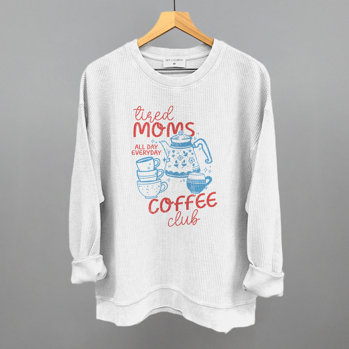 Tired Moms Coffee Club Doodle