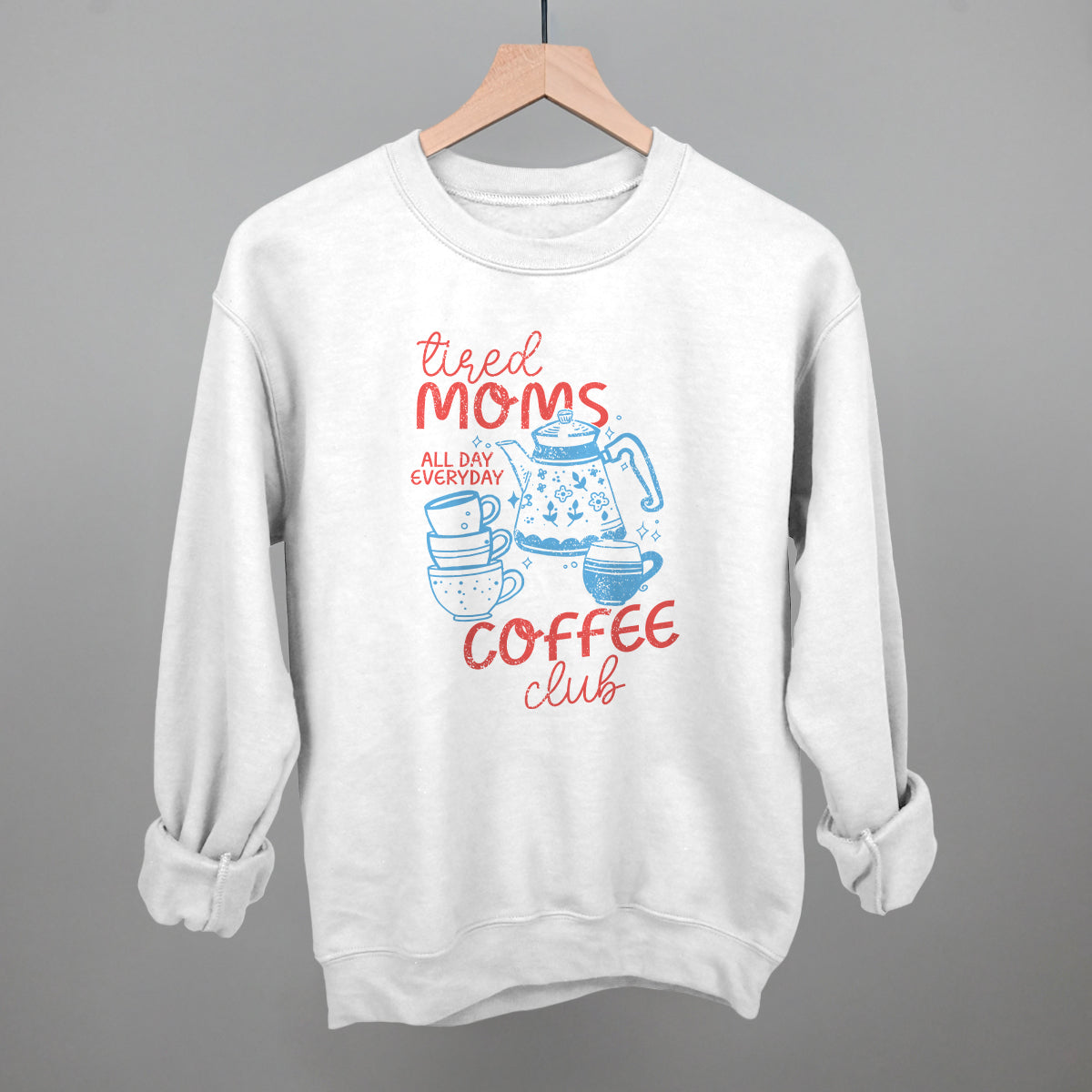 Tired Moms Coffee Club Doodle