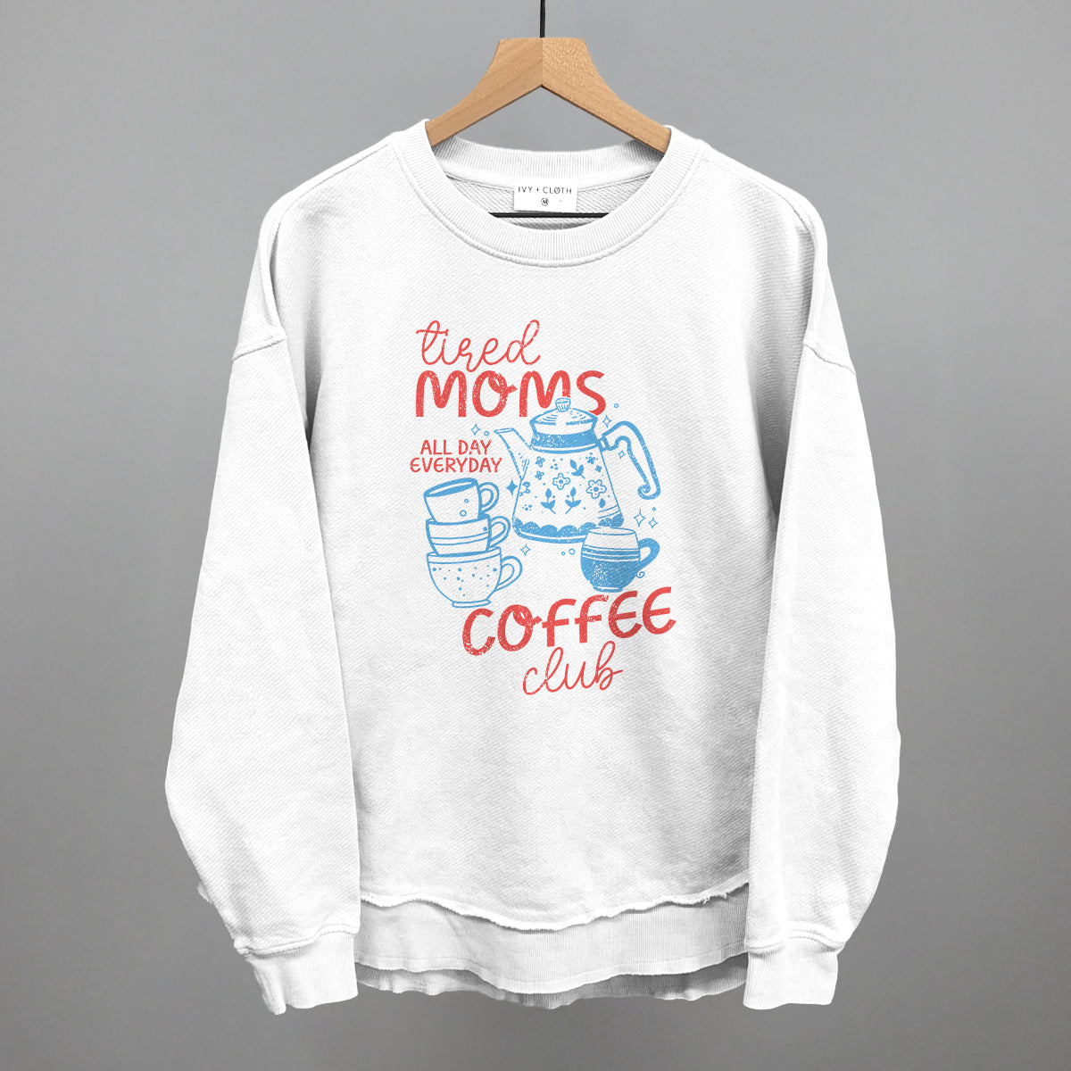 Tired Moms Coffee Club Doodle