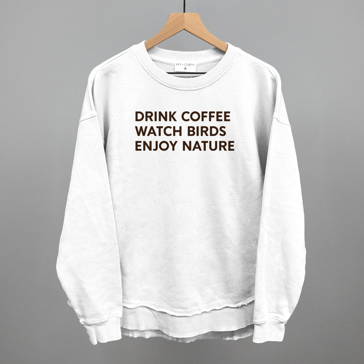 Drink Coffee Watch Birds Enjoy Nature