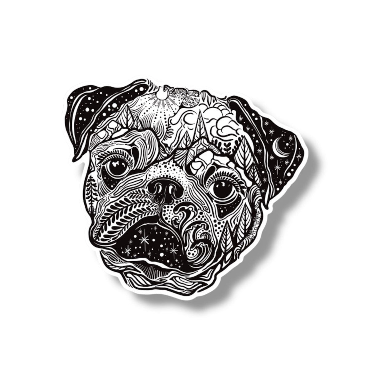 Pug Dog Sticker