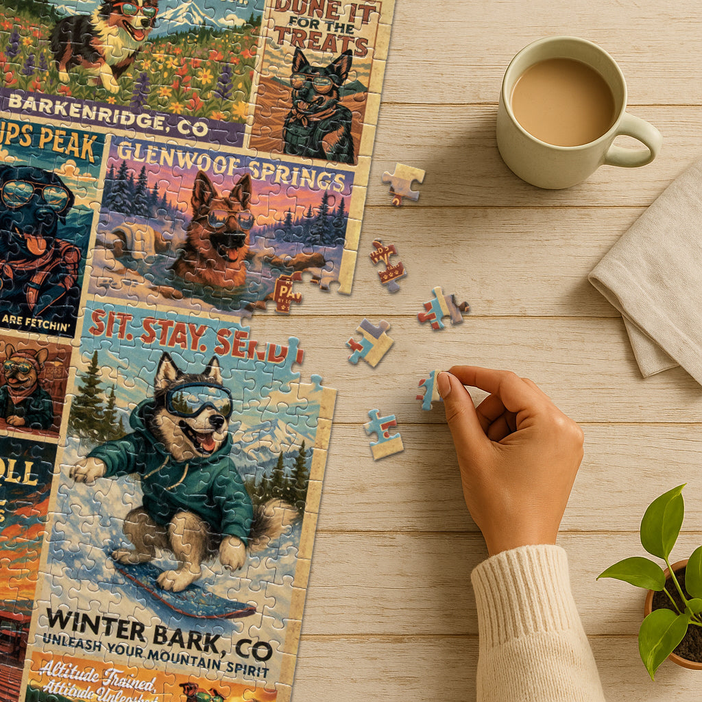 Howl If You Love Colorado Jigsaw Puzzle